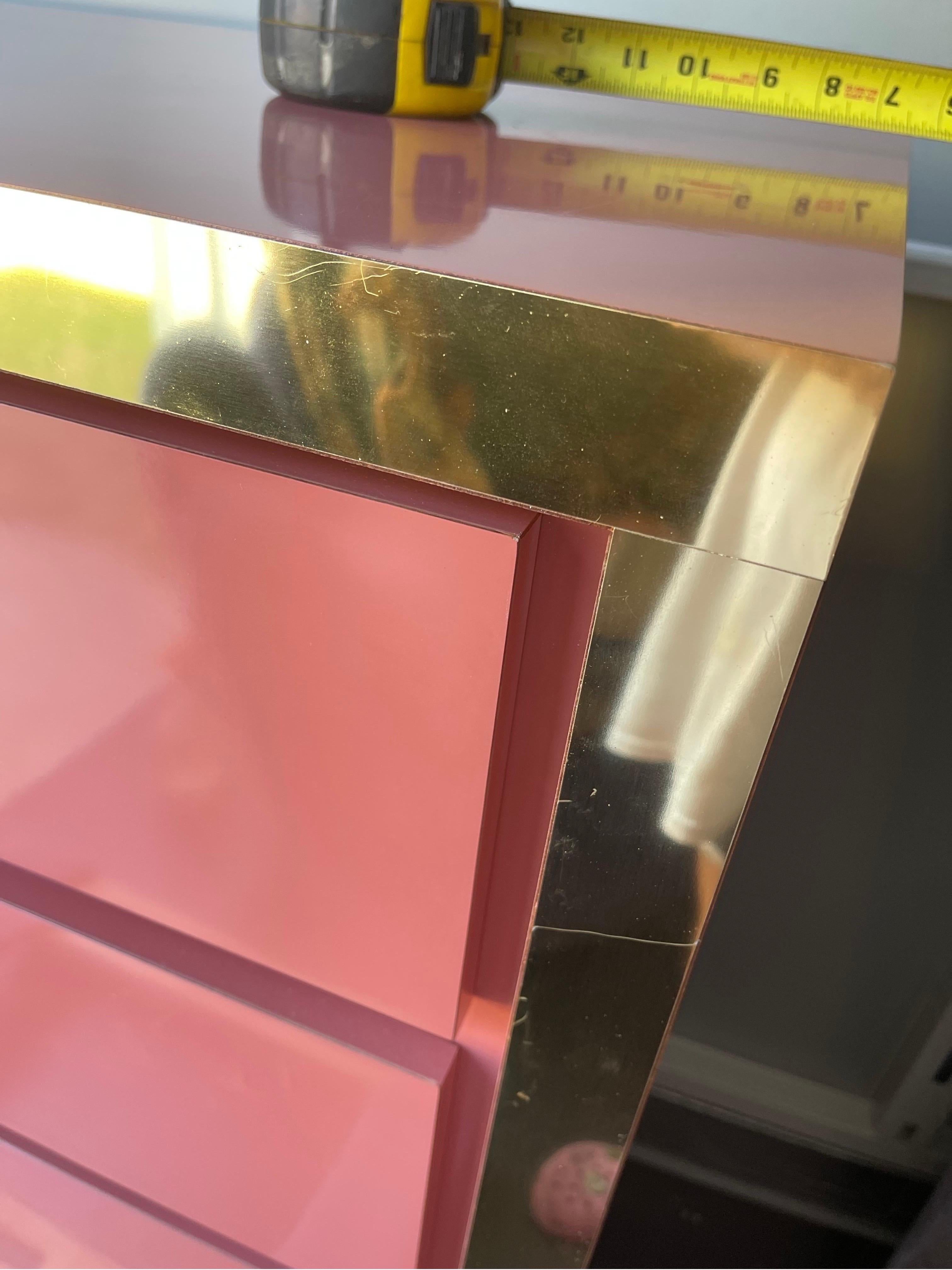 Vintage 1980s Pink Dresser For Sale 1