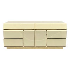 Vintage 1980s Postmodern Lacquered Dresser