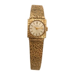 Vintage 1980s Rolled Gold and Stainless Steel Mechanical Helvetia Ladies Watch