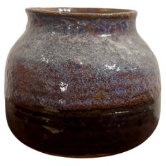 Vintage 1980s Signed American Studio Pottery Art Vase