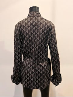 Vintage 1980’s patterned Jean Paul Gaultier Femme zip up jacket