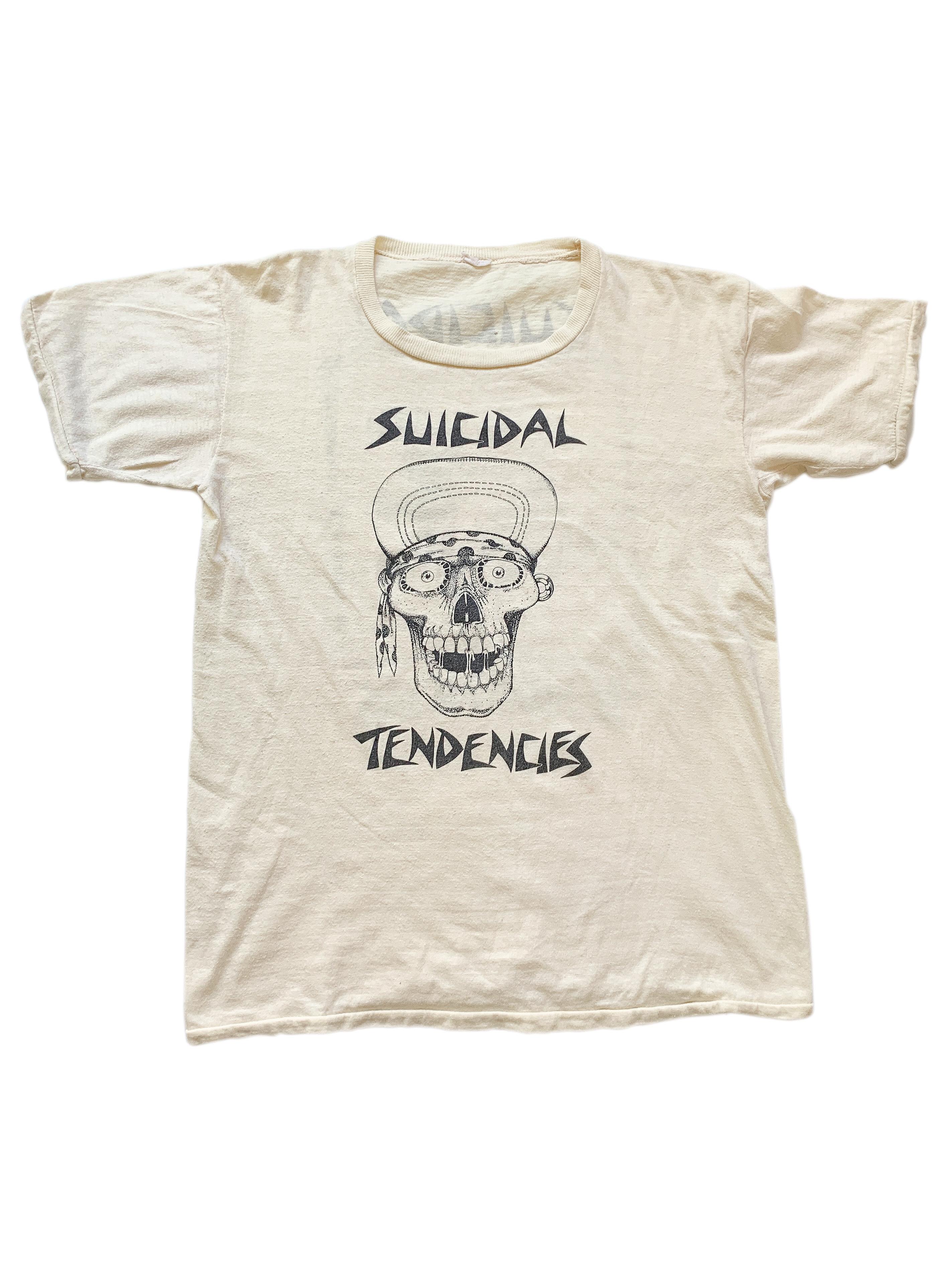 Resurrection Vintage is excited to offer an original vintage Suicidal Tendencies t-shirt featuring the classic Lance Mountain skate graphic from 1983.

Size Small/Medium
Cotton 
1980s
Very Good Original Vintage Condition
Authenticity Guaranteed