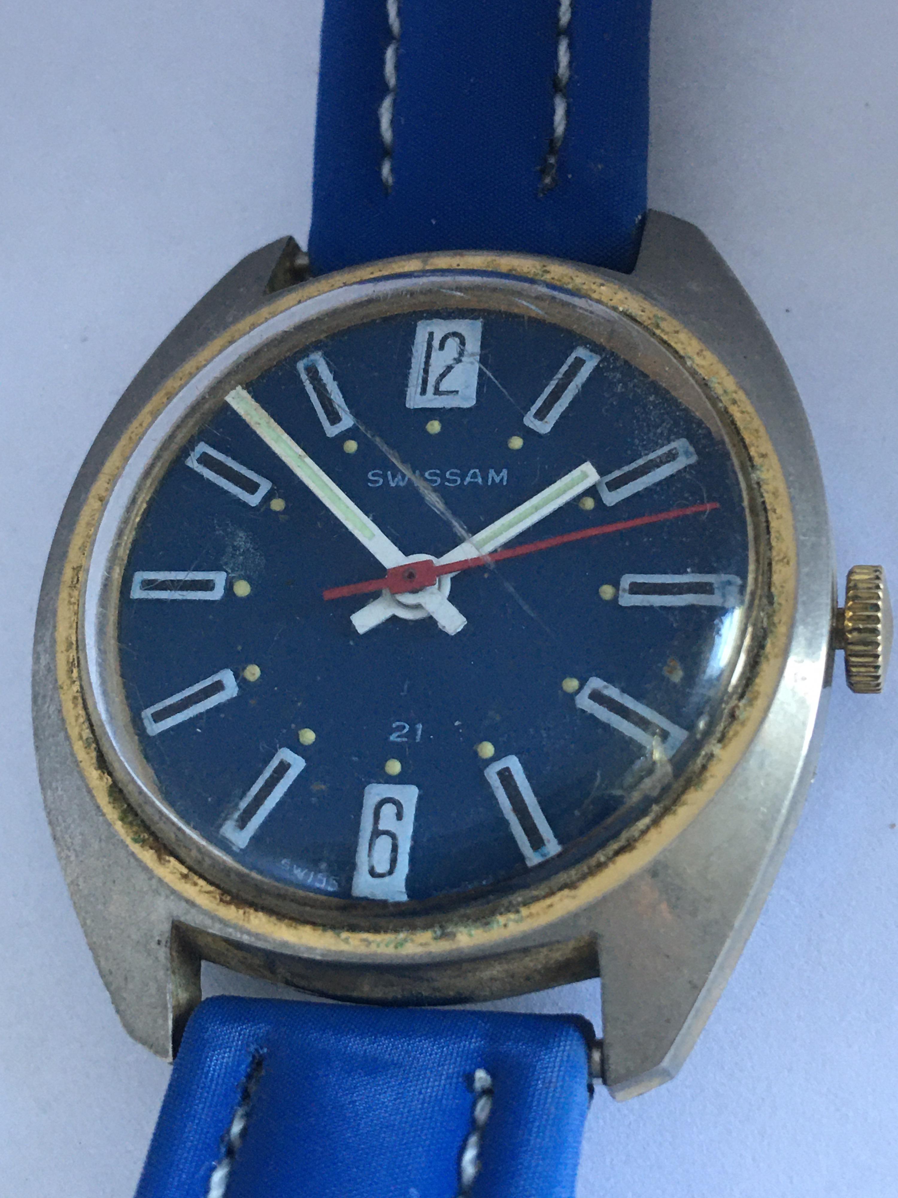 Vintage 1980s Swiss Mechanical Watch 6