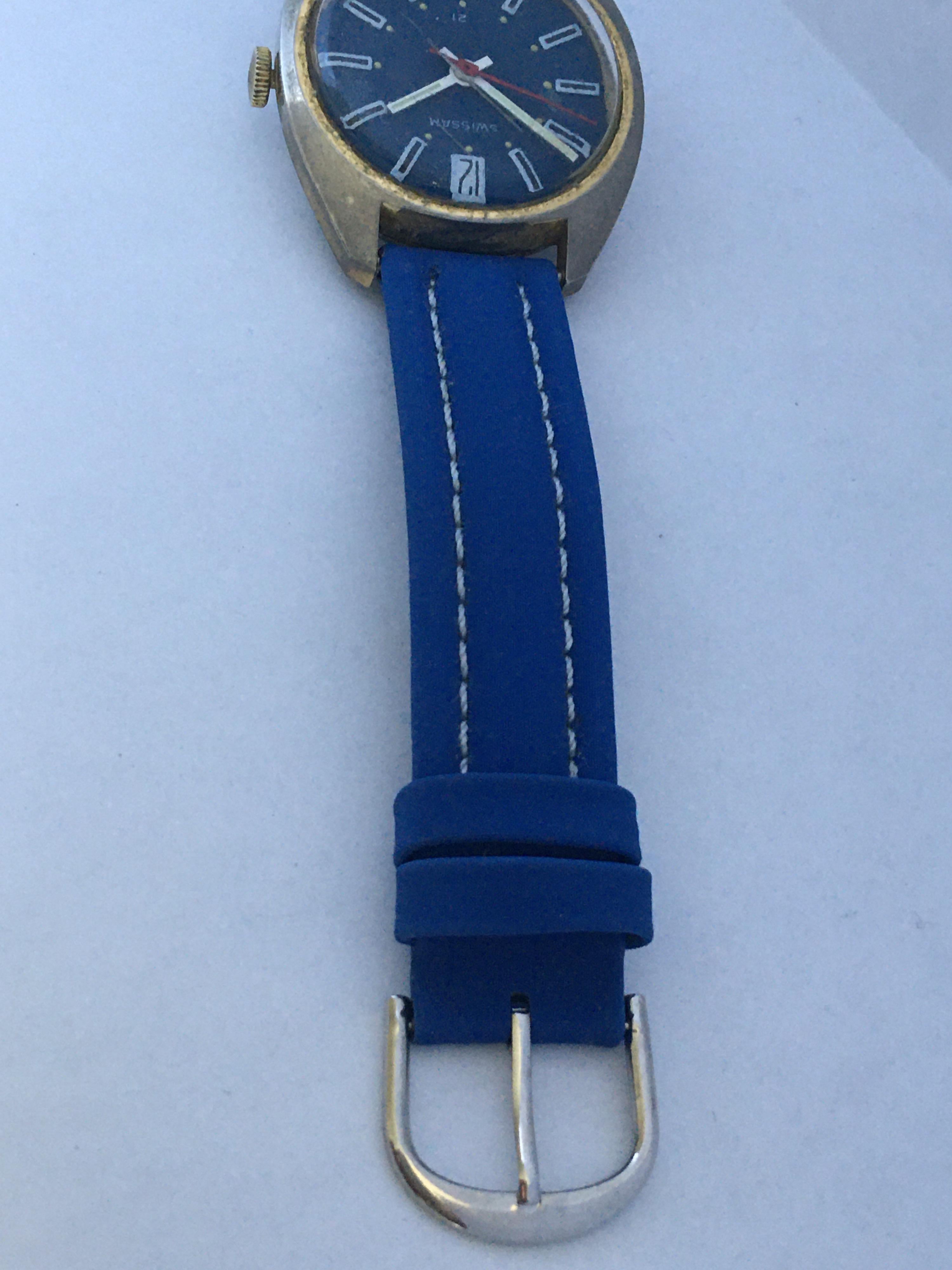 Vintage 1980s Swiss Mechanical Watch 5