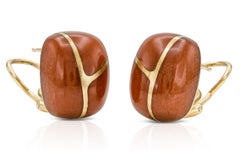 Vintage 1980s Tiffany & Co. Angela Cummings Carnelian Earrings