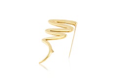 Vintage 1980s Tiffany & Co. Paloma Picasso Large Zig-Zag Brooch