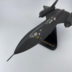 Vintage 1980s U.S. Air Force Lockheed SR-71 Blackbird Stealth Airplane Jet Model