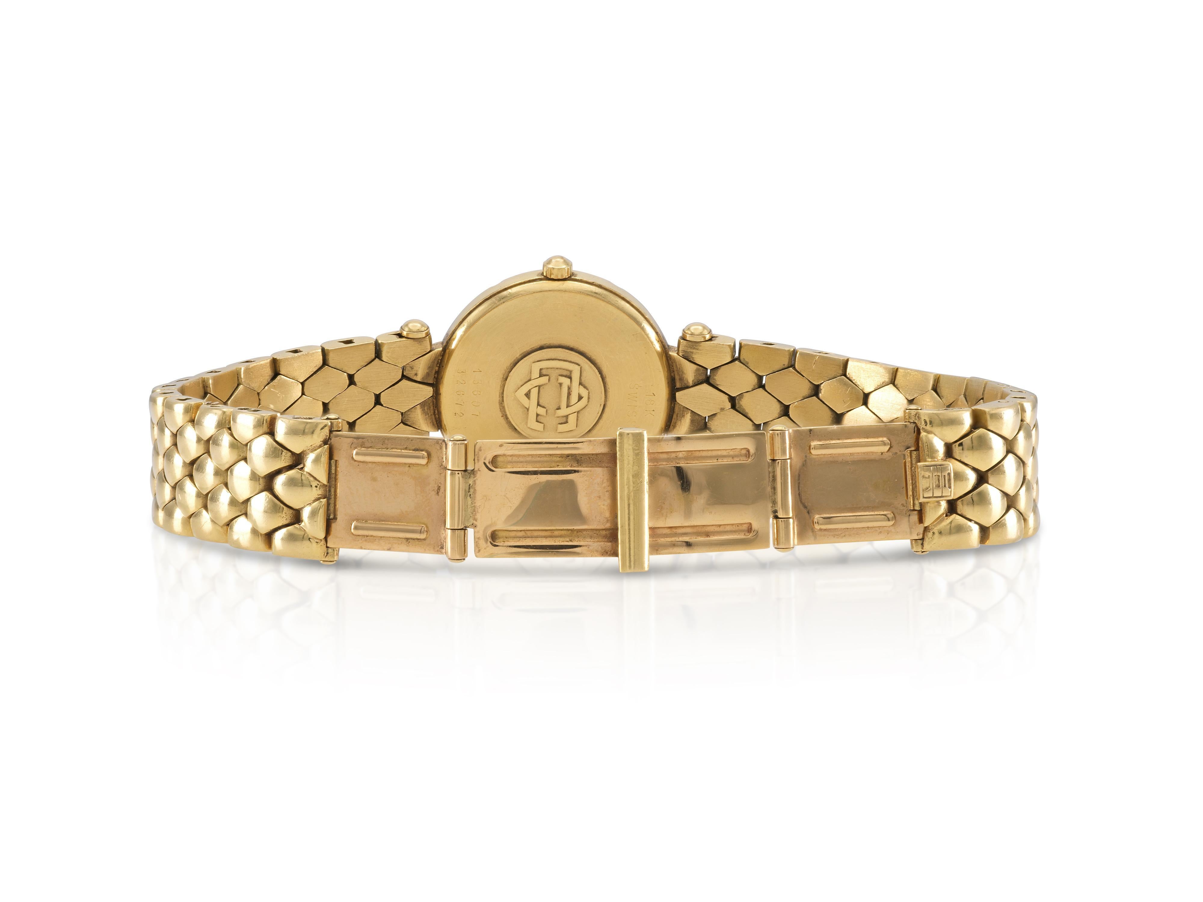 Women's Vintage 1980s Van Cleef & Arpels Gold Watch For Sale