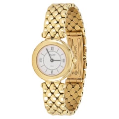 Van Cleef & Arpels Montre vintage en or des années 1980