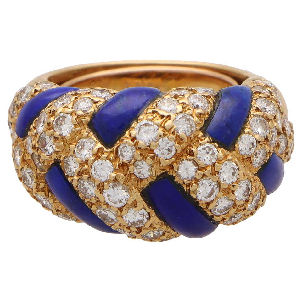 Van Cleef And Arpels 18 Karat Yellow Gold Lapis And Diamond Philippine van-cleef-and-arpels-18-karat-yellow-gold-lapis-and-diamond-philippine