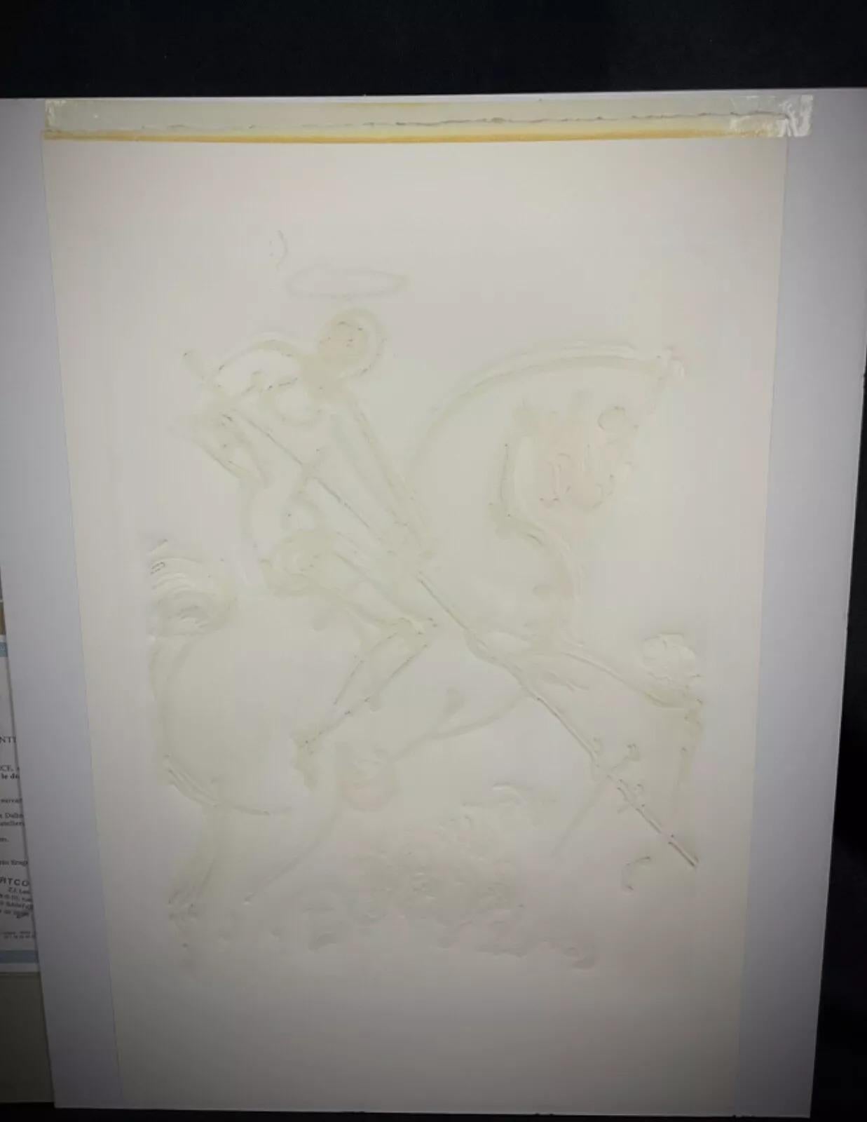 Vintage 1981 Lithographie de Salvador Dali 