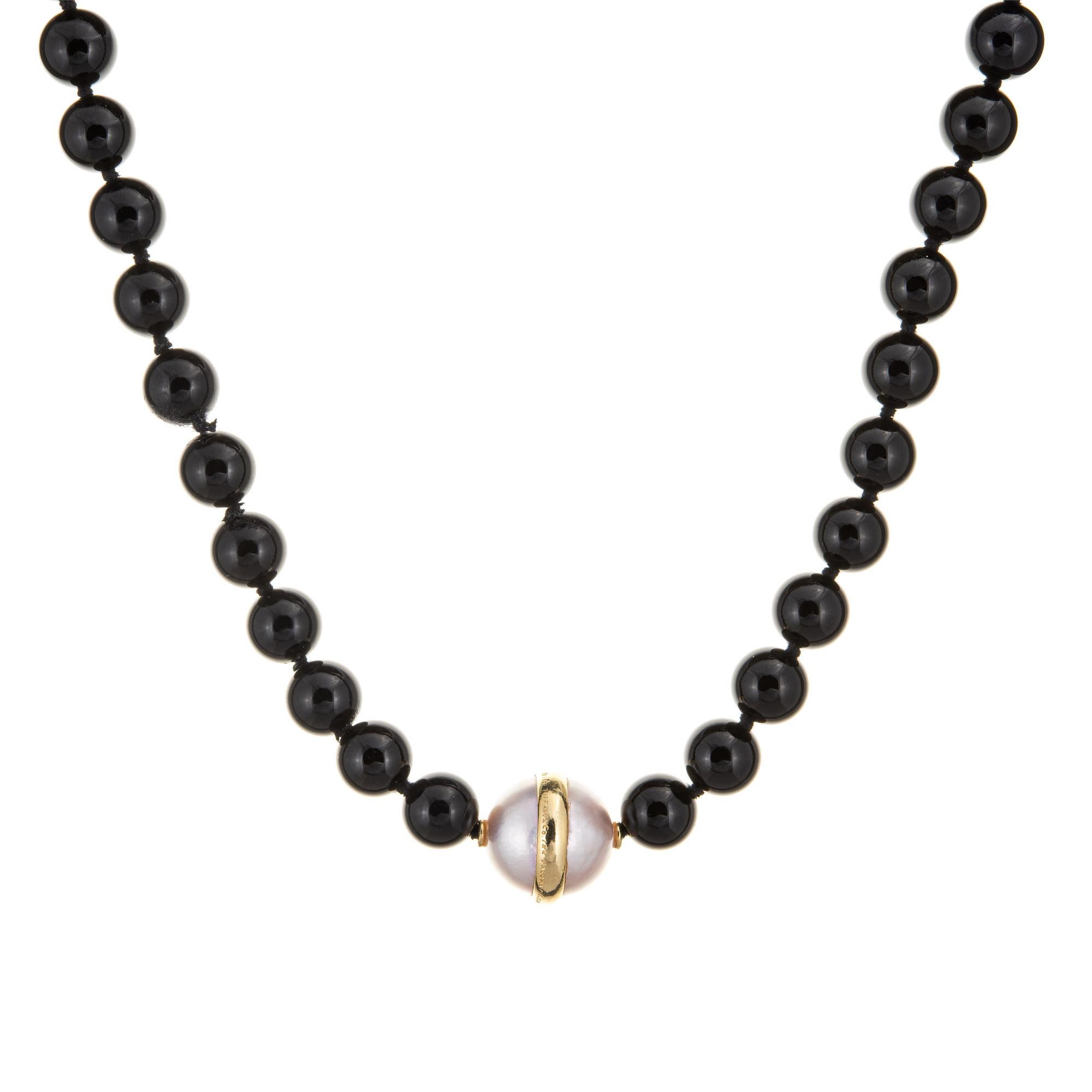 tiffany onyx necklace