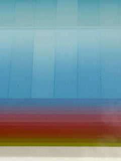 Vintage 1982 Numbered Screenprint by Evelyn B. Johnson ‘Sky Light XXVIII’