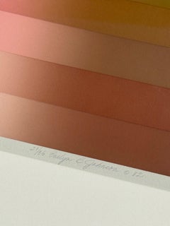 Vintage 1982 Numbered Screenprint by Evelyn B. Johnson ‘Sky Light XXXI’