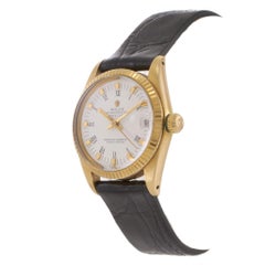 Vintage 1982 Rolex Datejust 31MM 18KT Yellow Gold Ref. 6827