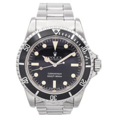 Vintage 1982 Rolex Submariner 5513 Men's Watch
