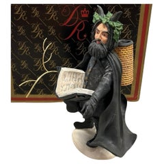 Vintage 1983 Duncan Royale “Black Peter” Ceramic Figurine w/Box ~ 12”h