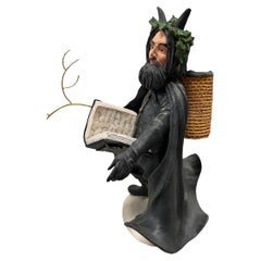 Vintage 1983 Duncan Royale “Black Peter” Ceramic Figurine w/Box ~ 12”h