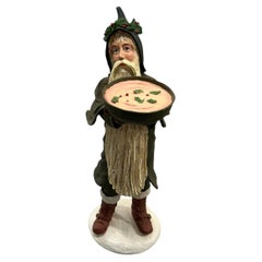Vintage 1983 Duncan Royale “Wassail” Ceramic Figurine w/Box ~ 12”h