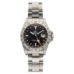 Vintage 1983 Rolex Explorer II 1655 Stainless Steel Black Dial Automatic 40mm