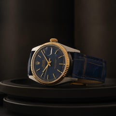 Vintage 1983 Rolex Model 16013 DateJust Stainless Steel and 18K Yellow Gold