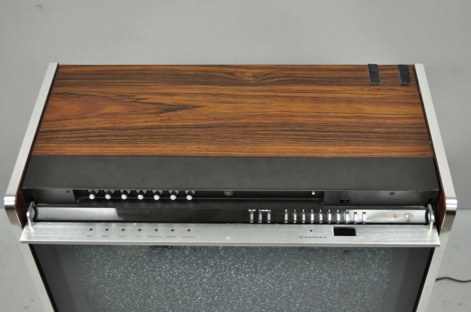 Mid-Century Modern Vintage 1984 RCA Video Monitor Digital Command Space Age Television Console TV