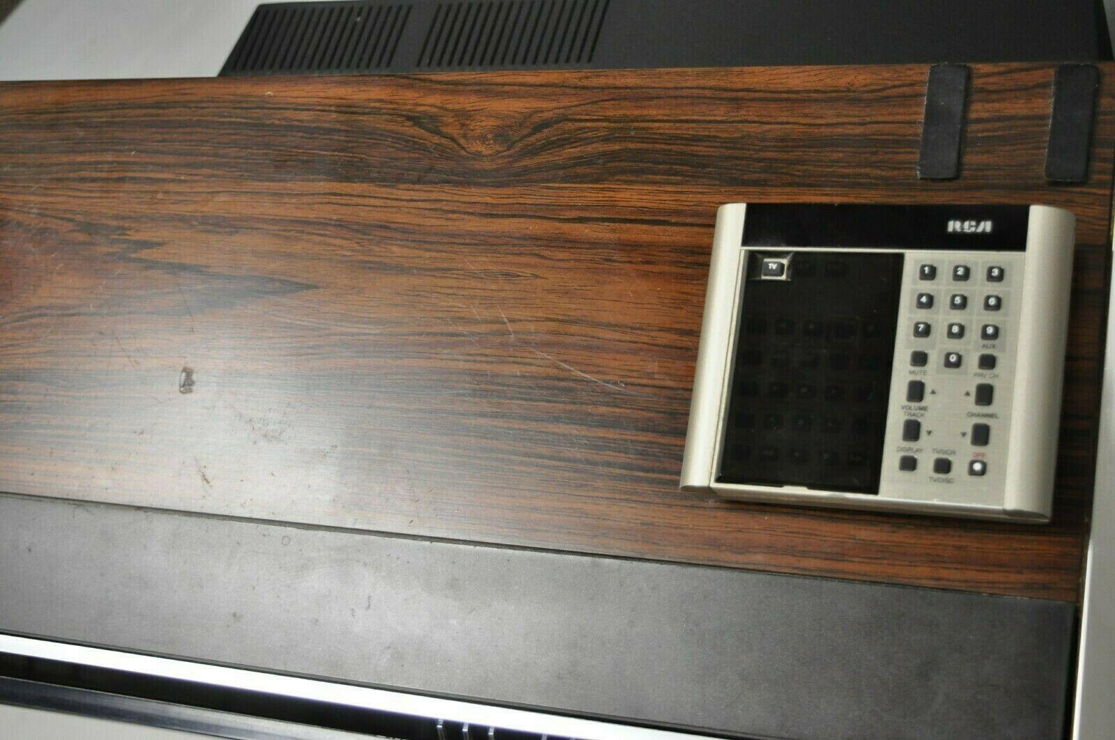 20th Century Vintage 1984 RCA Video Monitor Digital Command Space Age Television Console TV