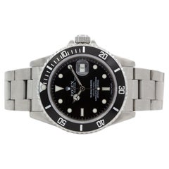 Vintage 1984 Rolex 16800 Stainless Steel Submariner Open 6 & 9
