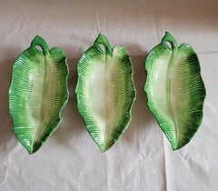 Vintage 1985 Fitz and Floyd Leaf Dishes - Set of 3