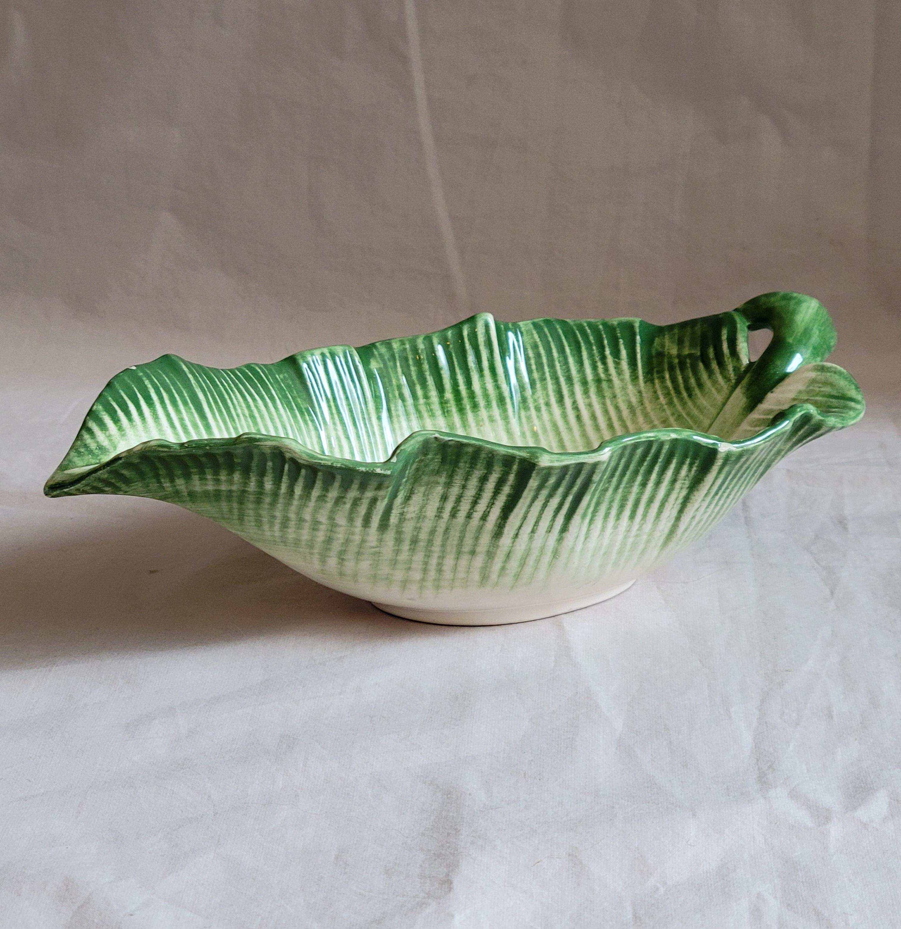 Américain Vintage 1985 Fitz and Floyd Leaf Dishes - Set of 3 en vente