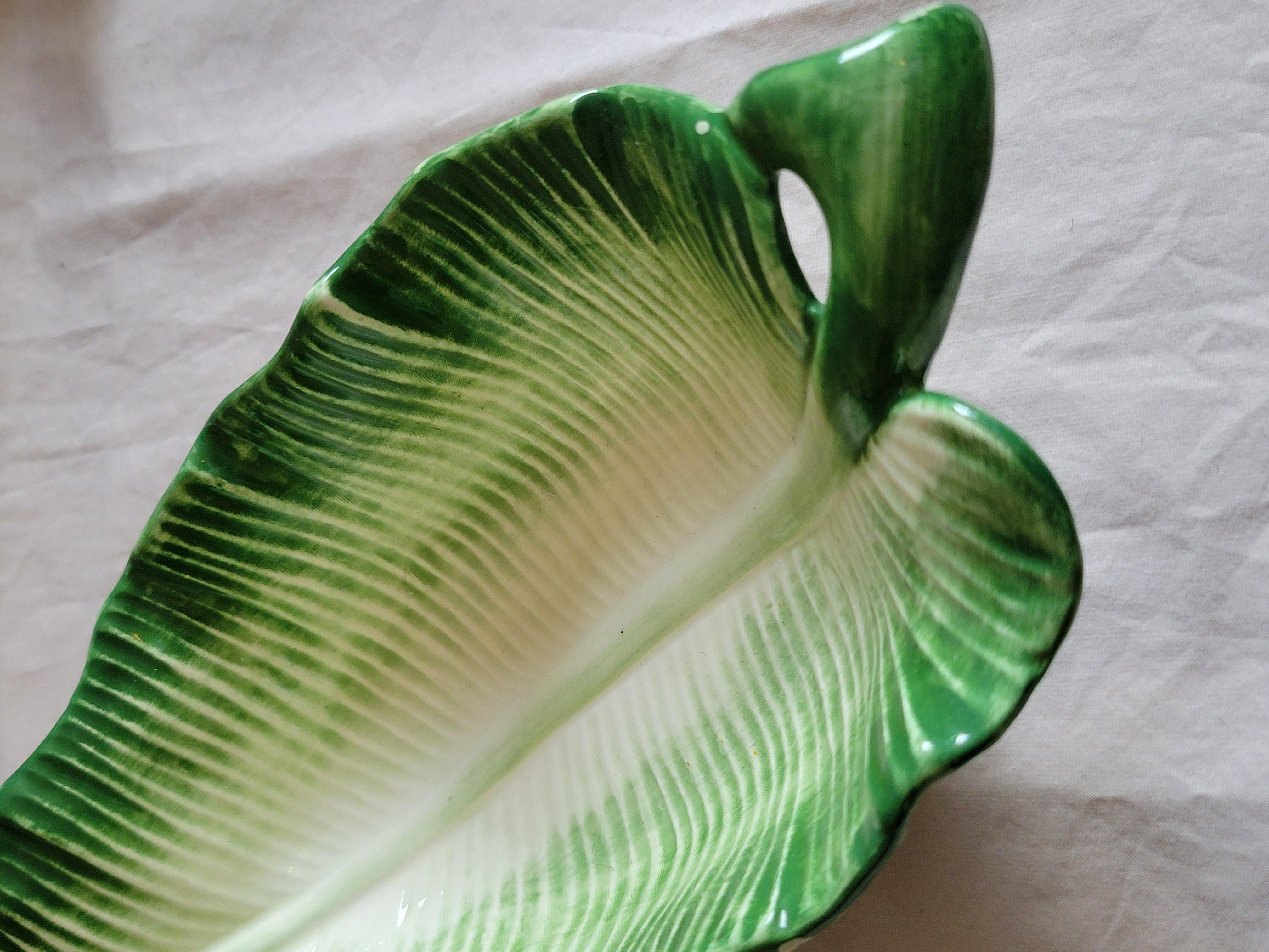 Fin du 20e siècle Vintage 1985 Fitz and Floyd Leaf Dishes - Set of 3 en vente