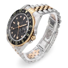 Vintage 1985 Rolex GMT-Master Two Tone Automatic Watch Ref 16753