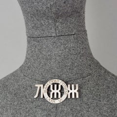 Vintage 1986 JEAN PAUL GAULTIER Constructivist Russian Collection Brooch