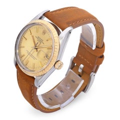 Vintage 1986 Rolex Date Two Tone Automatic Men's Watch Ref 15053