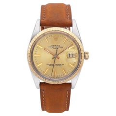 Vintage 1986 Rolex Date Two Tone Automatic Men's Watch Ref 15053