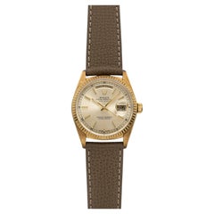 Vintage 1986 Rolex Day-Date 18038 18K YG Champagne Sunburst Dial Auto 36 mm