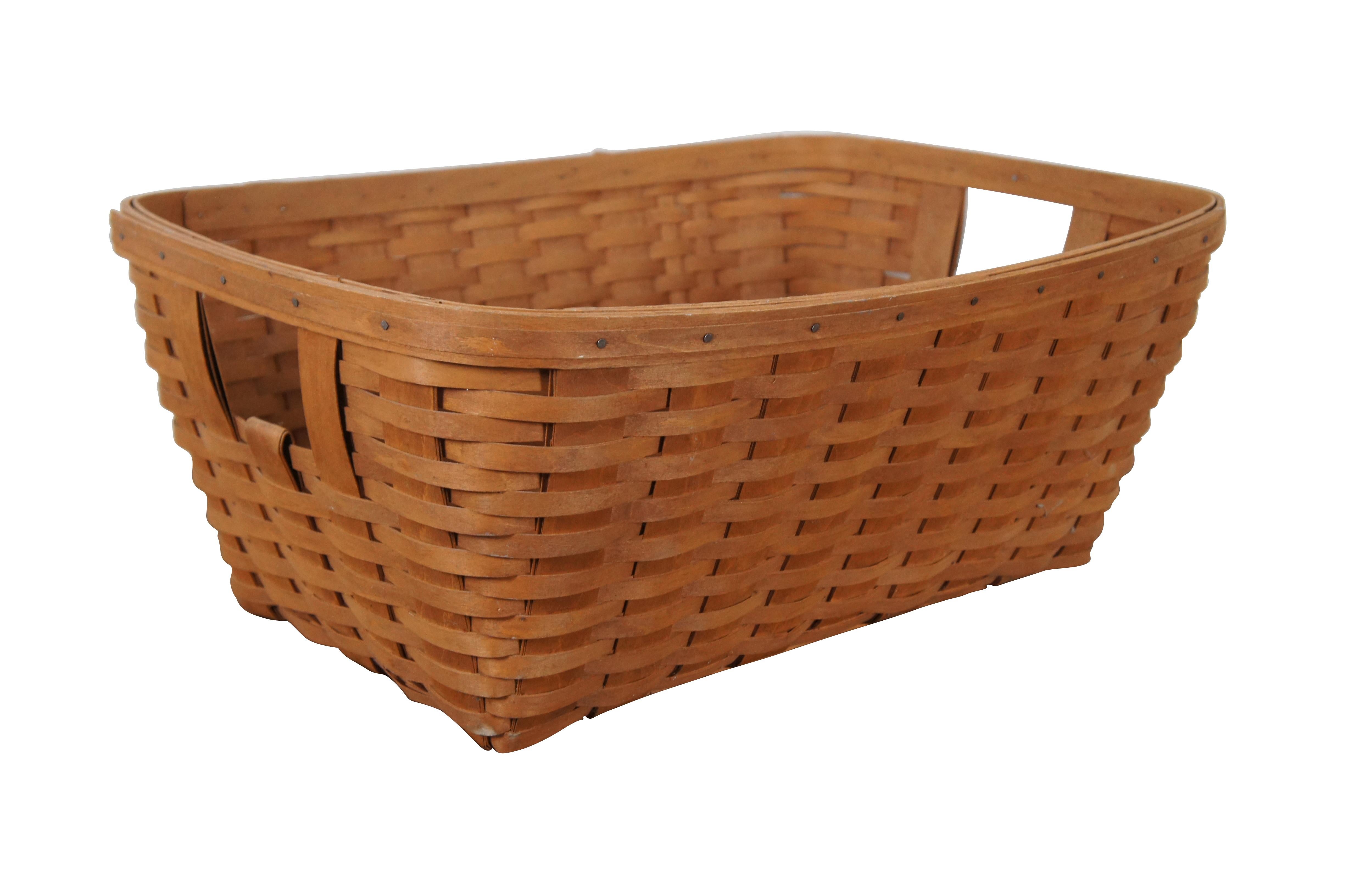 longaberger large laundry basket