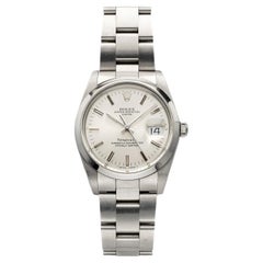 Vintage 1987 Rolex Oyster Perpetual Date 15000 Steel Tiffany Dial Auto 34mm