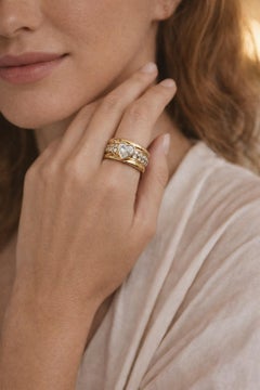 Vintage 1988 Heart-Shaped Diamond Ring in 18K Yellow Gold – 1.96 Carats Total