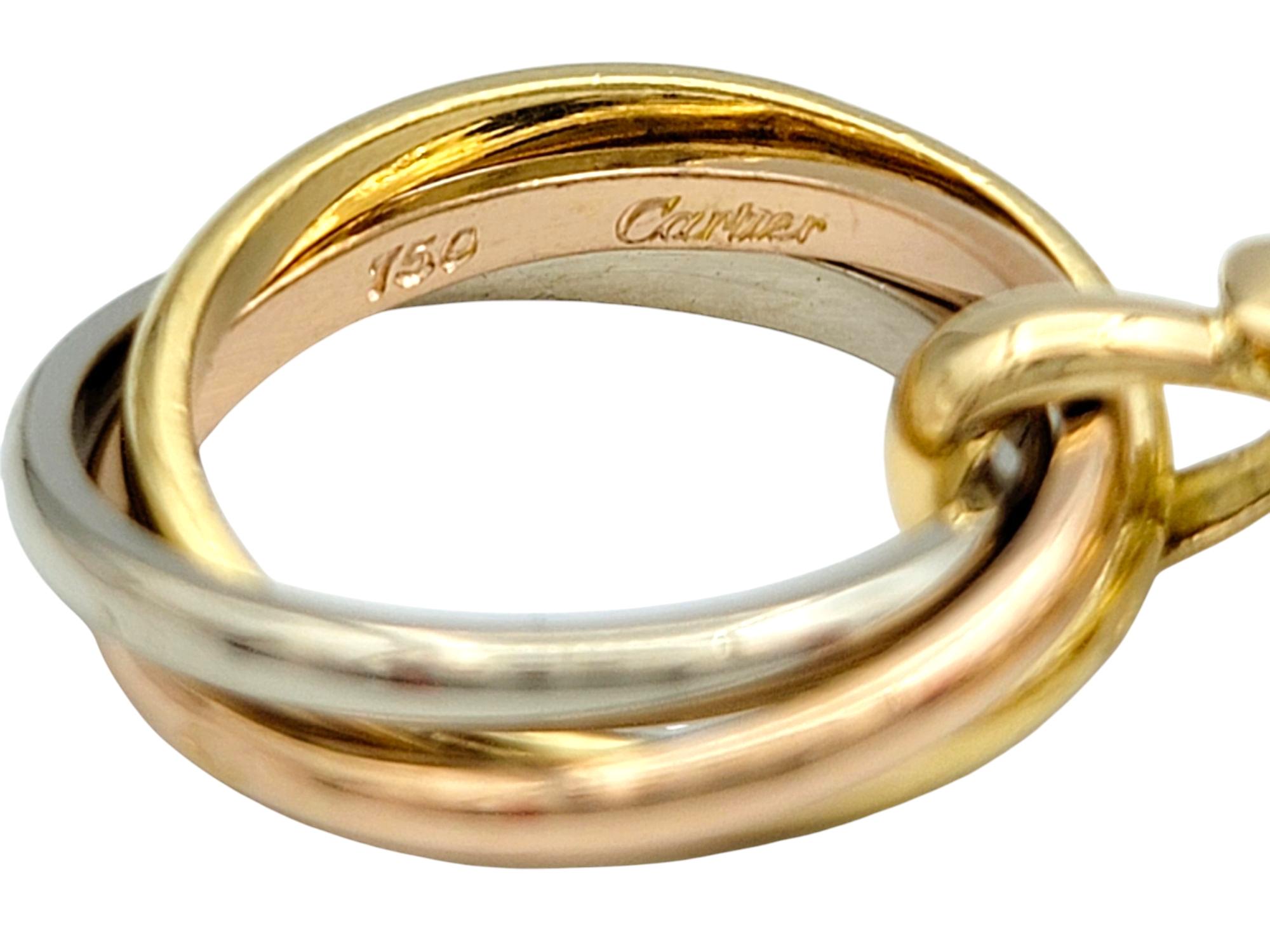 Vintage 1989 Cartier 'Panthere de Boadilla' Pendant Necklace in 18 Karat Gold For Sale 5