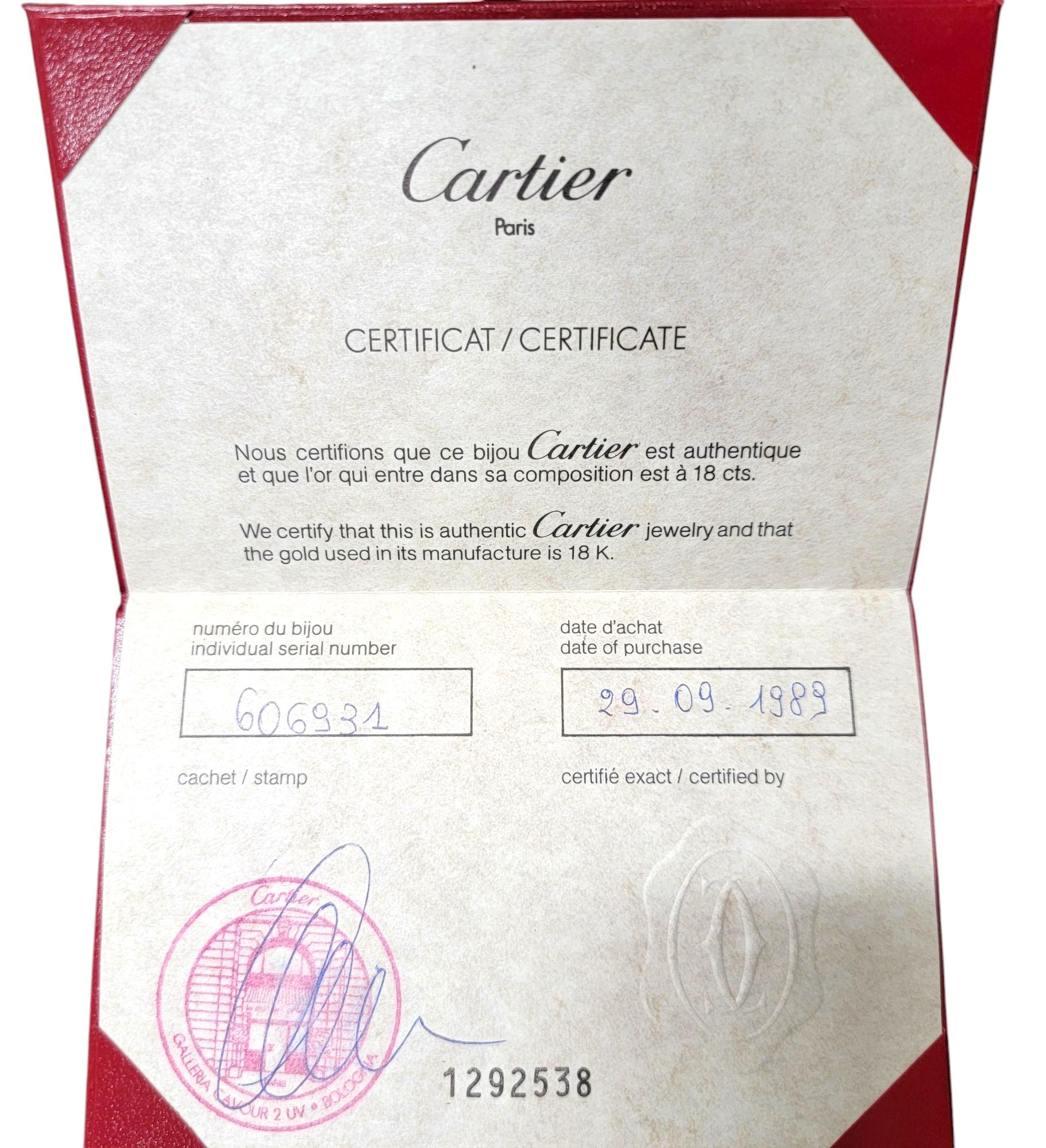 Collar Colgante Vintage 1989 Cartier 'Panthere de Boadilla' de Oro de 18 Kilates en venta 10
