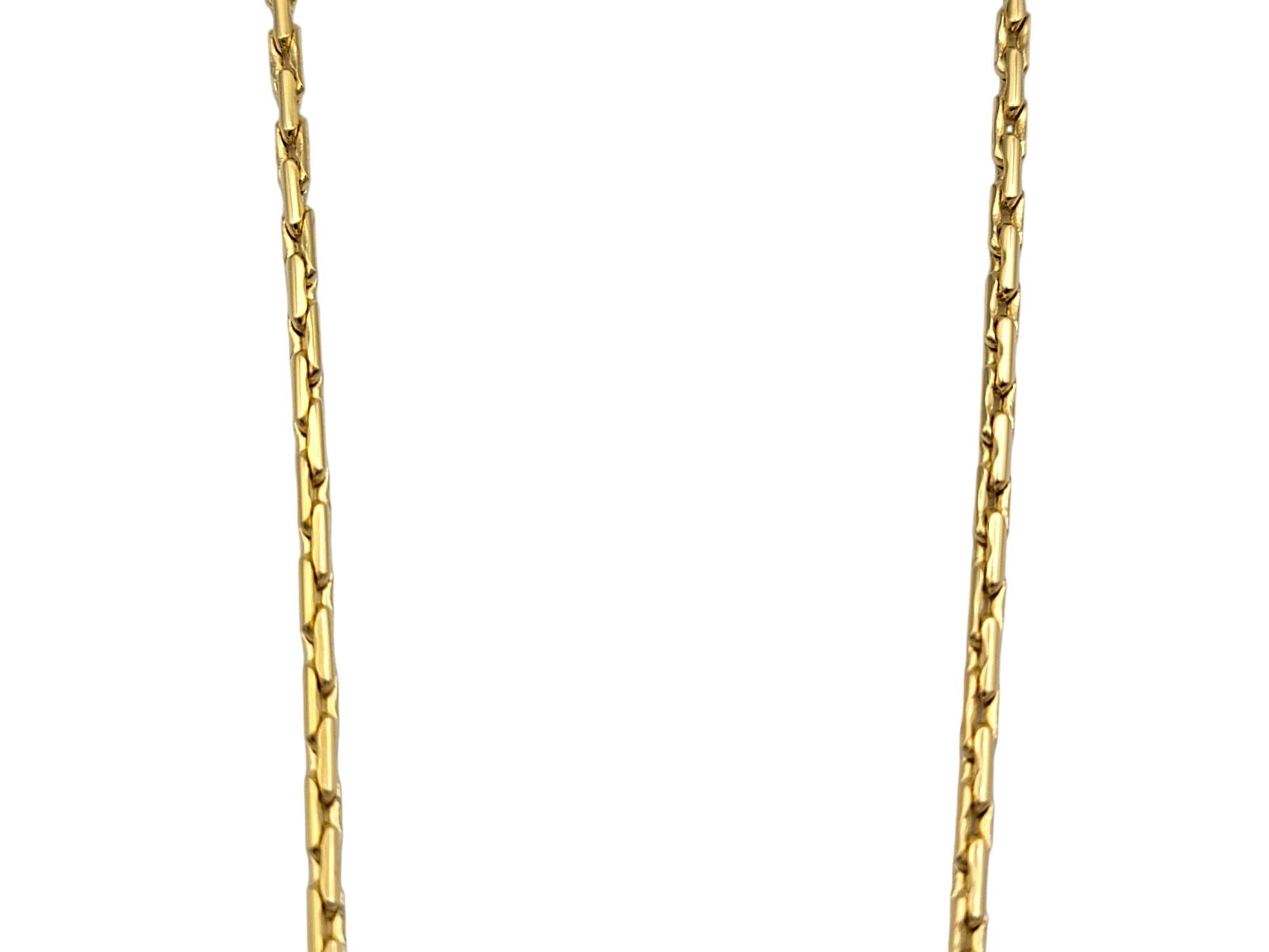 Vintage 1989 Cartier 'Panthere de Boadilla' Pendant Necklace in 18 Karat Gold For Sale 1