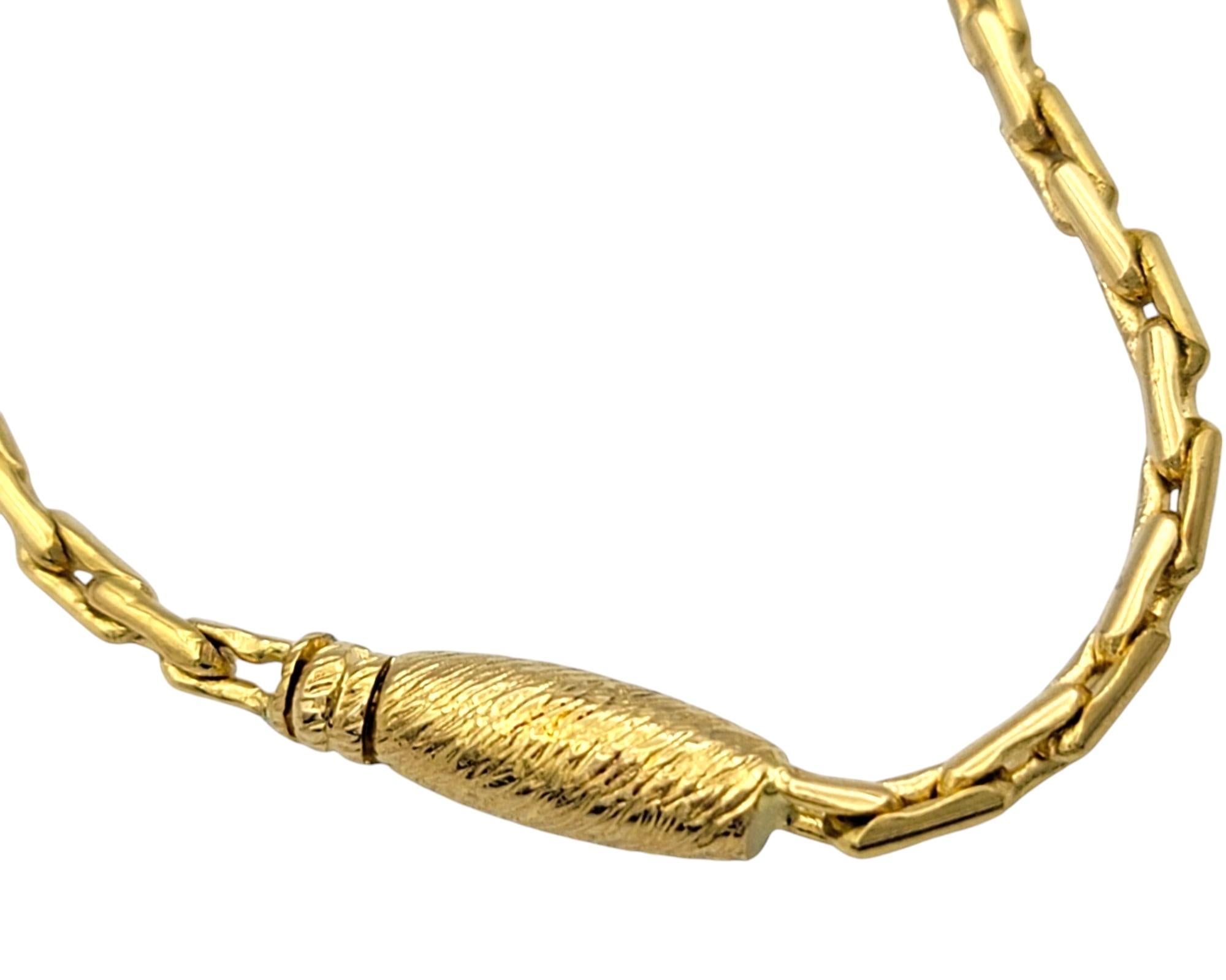 Vintage 1989 Cartier 'Panthere de Boadilla' Pendant Necklace in 18 Karat Gold For Sale 3