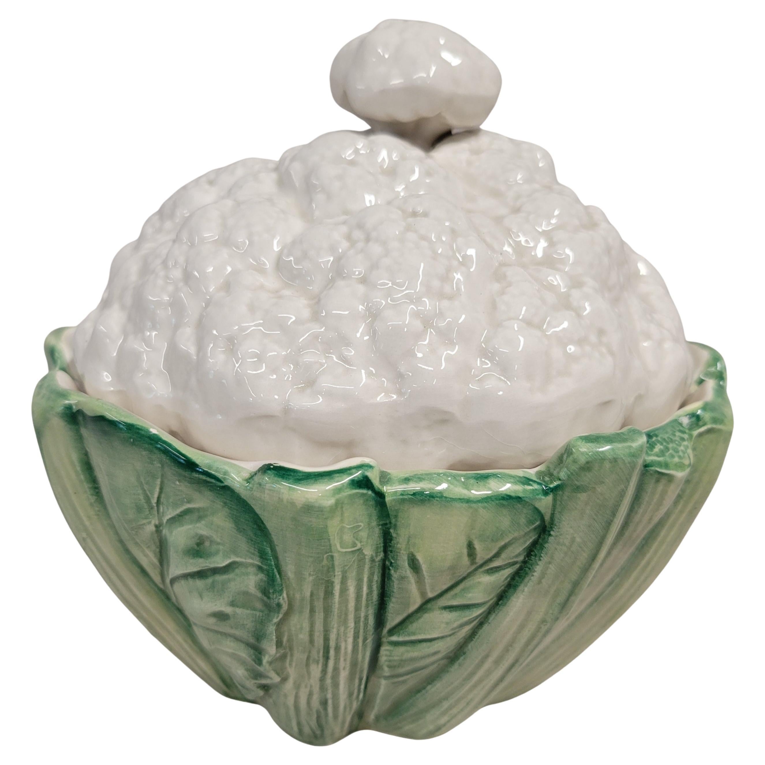 Vintage 1989 Fitz & Floyd Cauliflower Lidded Dish