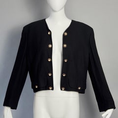 Vintage 1989 MOSCHINO COUTURE "Peace & Pearls" Blazer Jacket