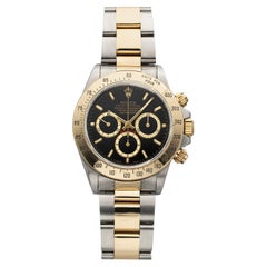 Vintage 1989 Rolex Daytona Zenith Two-Tone 16523 Auto White Dial 40mm