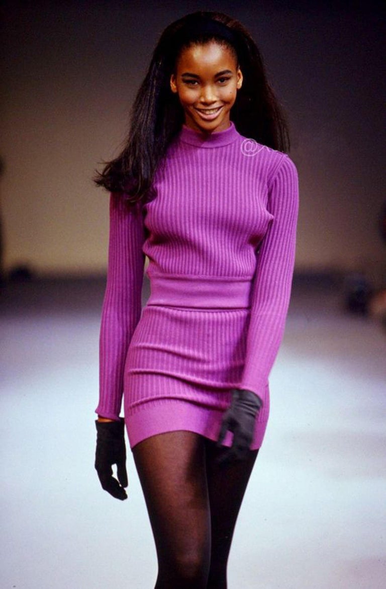 azzedine alaia pink dress the 1984 Alaa hooded gown: sculpted, pink, and impossibly precise. Grace Jones wore it like armour, turning softness into strength and glamour into power. Azzedine Alaa, the Tunisian-born couturier who redefined the
