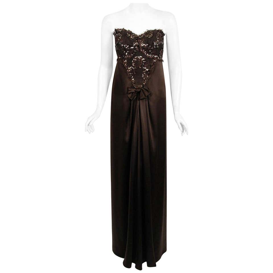 YSL Iconic Halter Gown at 1stDibs | ysl dress, ysl dresses, ysl gown