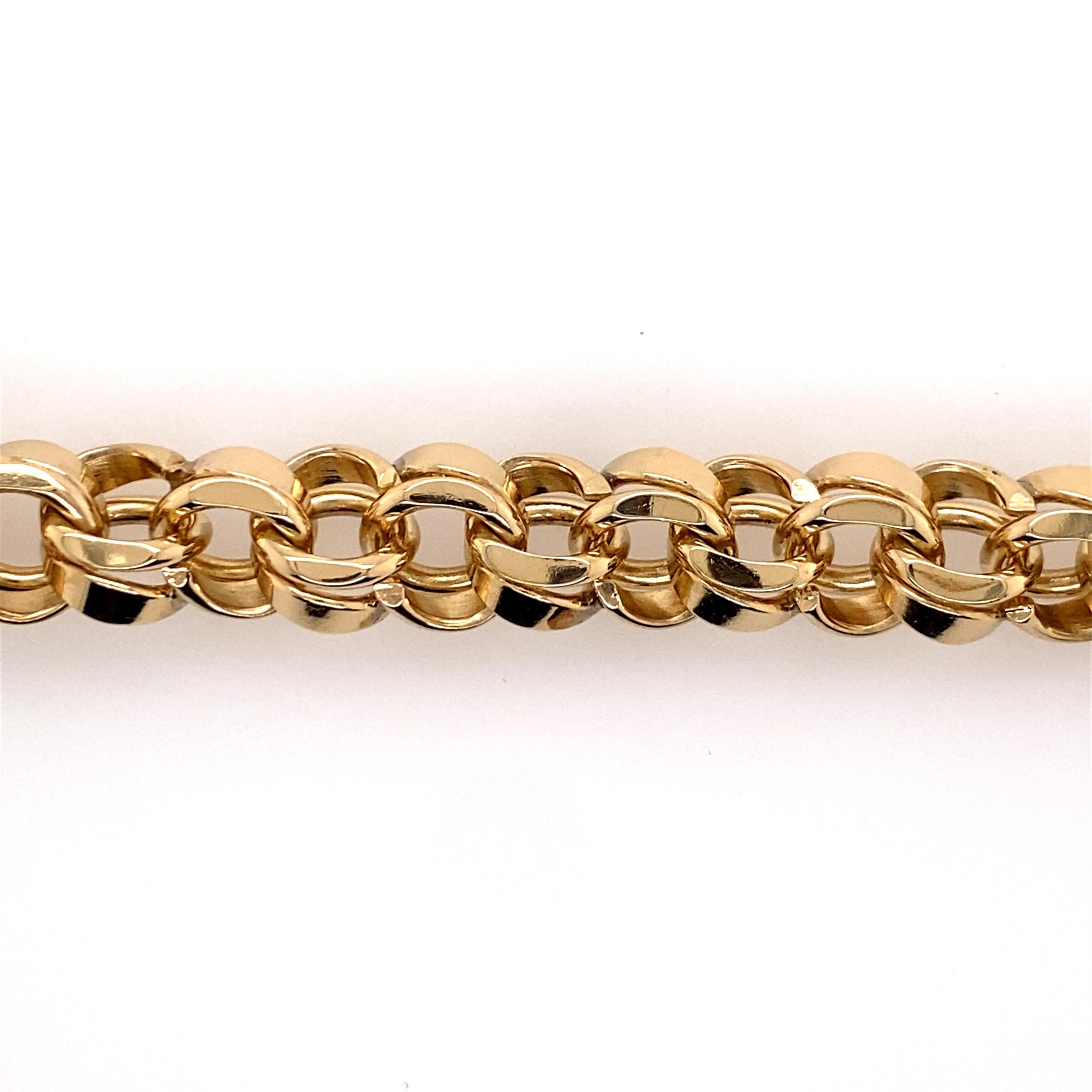 vintage charm bracelets 14k gold