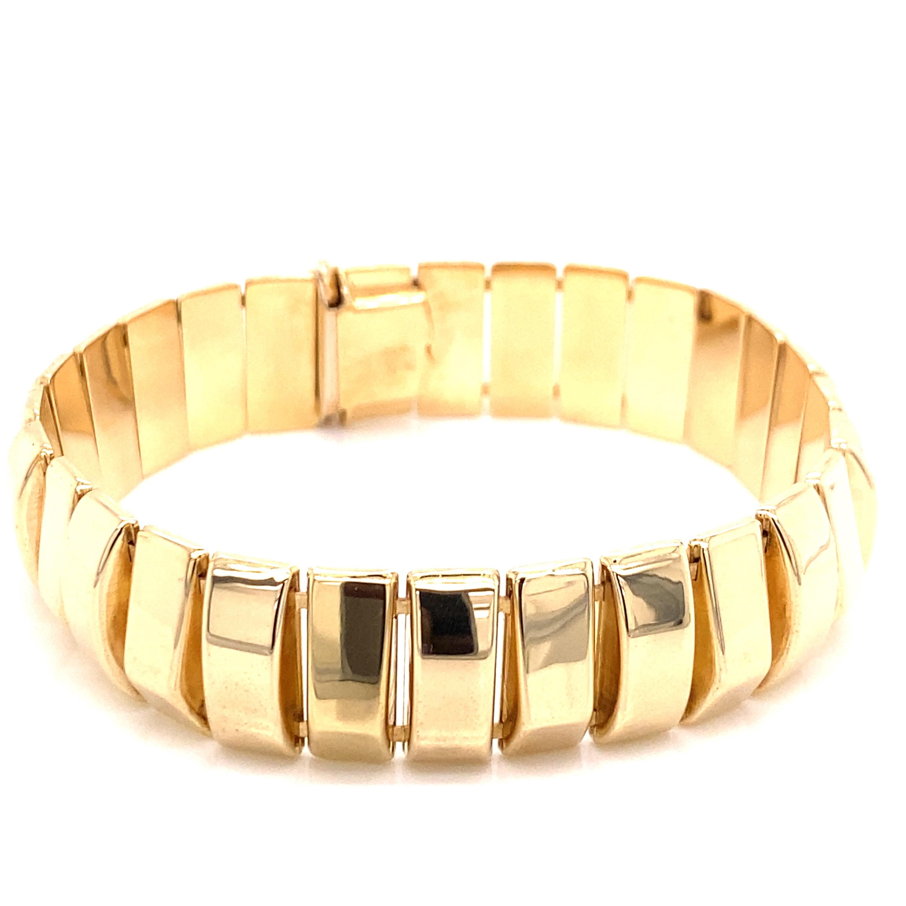 vintage italian gold bracelet